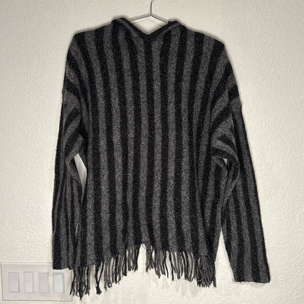 T by Alexander Wang Black and Grey Sweater